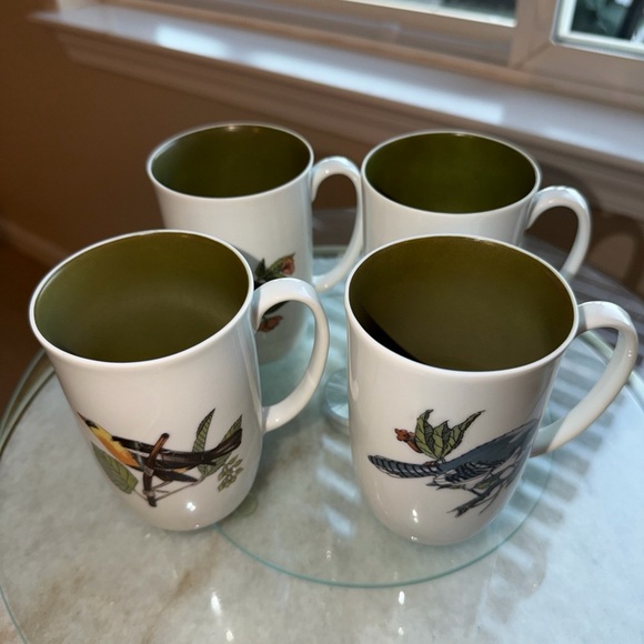 Fitz & Floyd “Wild Birds” bone china mug set (4) – Neiman Marcus (1970s) - Picture 7 of 7